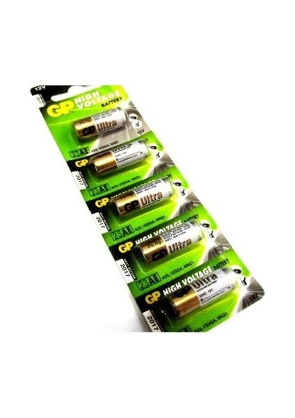 23A 12V Alkalin 5'li Blister Paket Pil