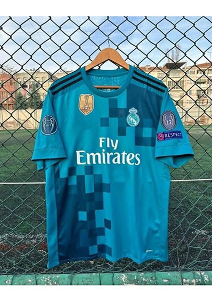 Real Madrid 2017/18 Sezonu Sergio Ramos Turkuaz Forması fiyatları