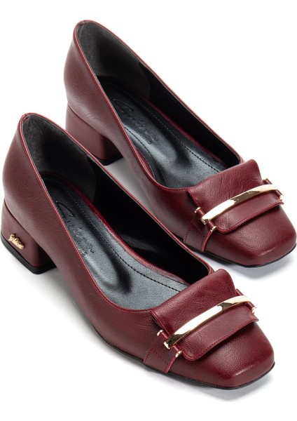 Suins Premium Rona Model Kadın Orta Topuklu Ayakkabı