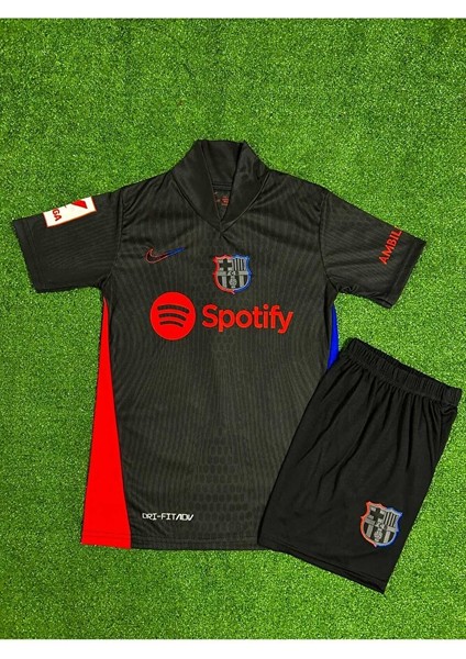 Barcelona 2024/25 Sezonu 10 Lamine Yamal Deplasman Çocuk Forması 2'li Set (Black 10) fiyatları