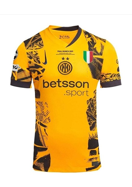 Inter 2024/25 Yeni Sezon Isimsiz Alternatif Forması (Yellow)