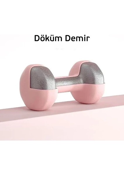 Vinly Neoprene Kaplamalı Döküm Demir Dambıl Estetik Soft Pilates Fitness Ağırlığı 2 Adet x 1 kg modelleri