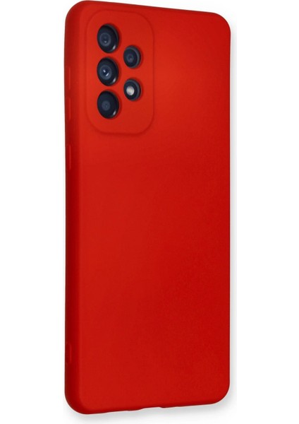 Samsung Galaxy A33 5g Kılıf Nano Içi Kadife Silikon - Kırmızı indirimleri