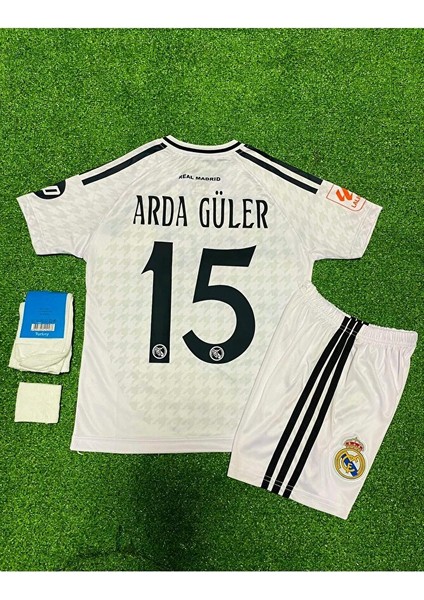 R.e.a.l M.a.d.r.i.d 2024/25 Sezon Arda-Güler Iç Saha Çocuk Forması 4'lü Set