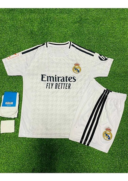 R.e.a.l M.a.d.r.i.d 2024/25 Sezon Arda-Güler Iç Saha Çocuk Forması 4'lü Set fiyatları
