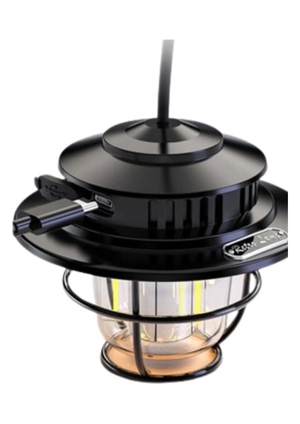 4 Fonksiyonlu Dekoratif Kamp Lambası – Tungsten Ampul, USB Çıkışlı fırsatları