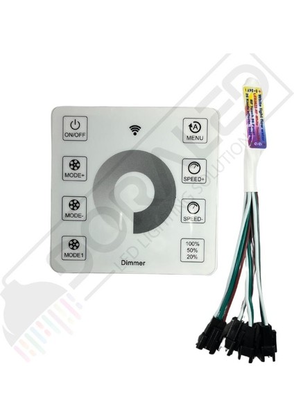 WS2811 4 Kanal Asimetrik Tek Renk Pixel Şerit LED Kontrol Devresi 5-24V
