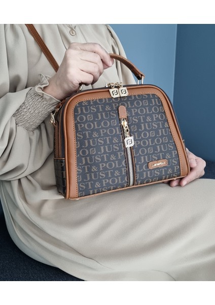 Kadın 4 Bölmeli El ve Omuz Çantası