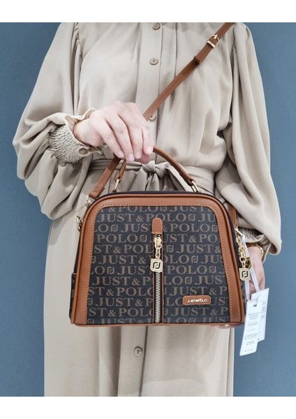 Kadın 4 Bölmeli El ve Omuz Çantası