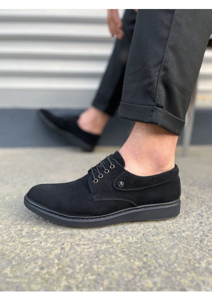 New Clasico Siyah Süet Erkek Casual Ayakkabı modelleri
