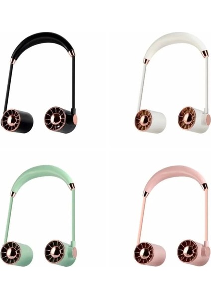 Boyunluk Fan Hava Soğutucu Vantilatör Boyuna Asmalı Şarjlı 3 Kademeli Mini Klima Siyah fiyatları