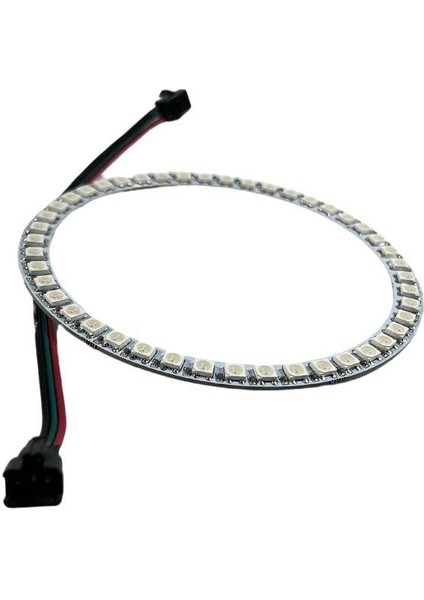 WS2812B Matrix Dijital Yuvarlak Pixel LED 45 LED Halka Argb Magic LED Ayrı Ayrı Adresli Matrix Ekran 5V Dış Çap 120 mm İç Çap 100 mm