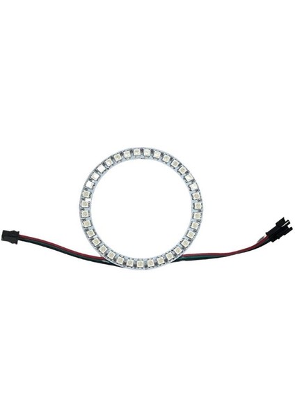 WS2812B Matrix Dijital Yuvarlak Pixel LED 24 LED Halka Argb Magic LED Ayrı Ayrı Adresli Matrix Ekran 5V Dış Çap 73 mm İç Çap 54 mm
