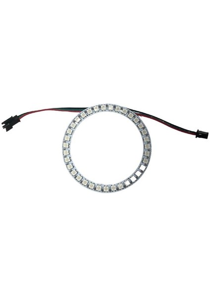WS2812B Matrix Dijital Yuvarlak Pixel LED 24 LED Halka Argb Magic LED Ayrı Ayrı Adresli Matrix Ekran 5V Dış Çap 73 mm İç Çap 54 mm