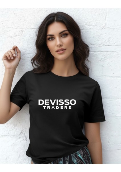 Devısso Traders Devısso Traders - Traders, Borsaci Kadın Siyaht-Shirt