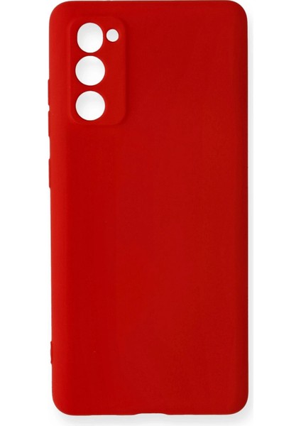 Samsung Galaxy S20 Fe Kılıf Nano Içi Kadife Silikon - Kırmızı modelleri