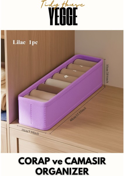 Çekmece ve Dolap Içi Düzenleyici, Raf Düzenleyici, Katlanabilir Çorap ve Çamaşır Organizer Kutu fiyatları