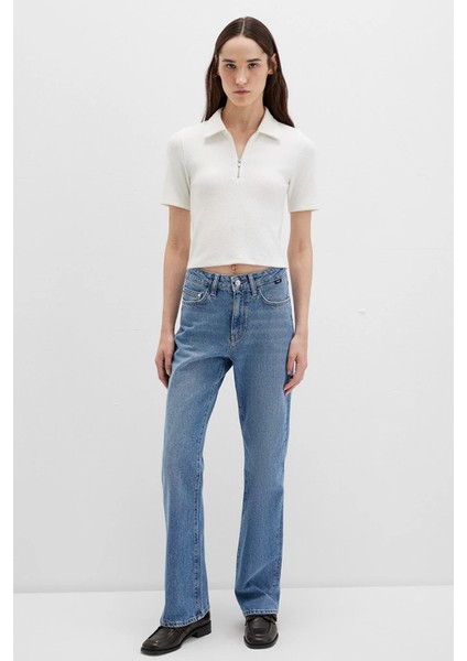 Kadın Ekru Polo Tişört 1613593-70057 fiyatları