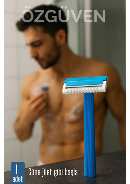 Banyo Jileti Unisex 1 Adet 722239