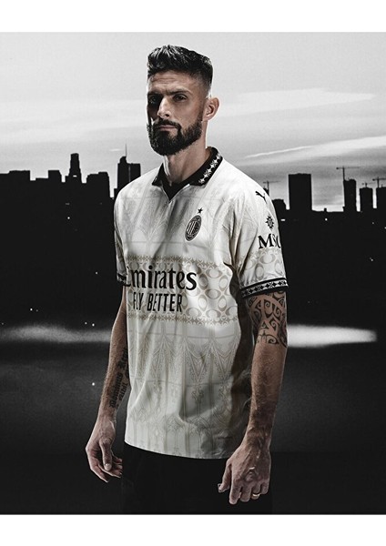 Milan Pleasure Edition Özel Tasarım Ekru Yetişkin Forması