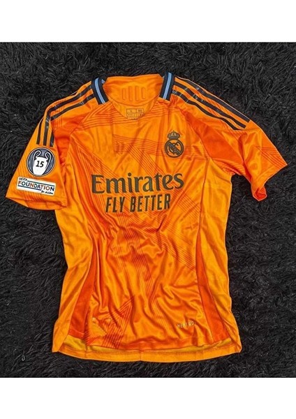 R.e.a.l M.a.d.r.i.d 2024/25 Sezonu Kylian Mbappe Deplasman Forması (Orange) fiyatları