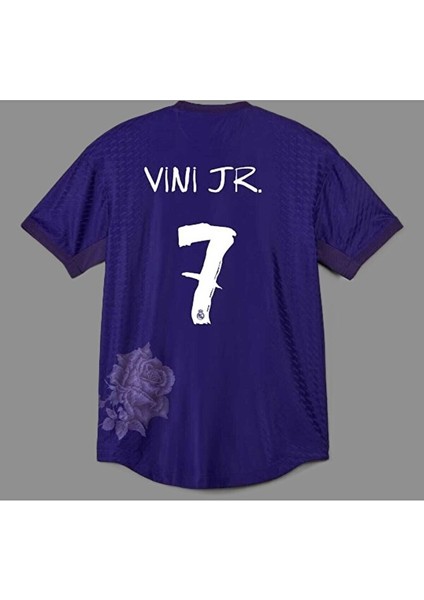 V,i,n,i,c,i,u,s, J,r, 2023-24 Sezonu Özel Mor Güllü Tasarım R,e,a,l, M,a,d,r,i,d, Forması