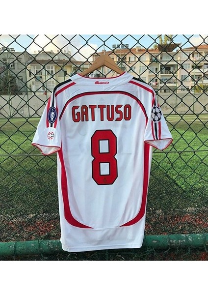 Milan 2007 Şampiyonlar Ligi Finali Gennaro Gattuso Nostalji Forması (Efsane Milan Kadrosu) modelleri