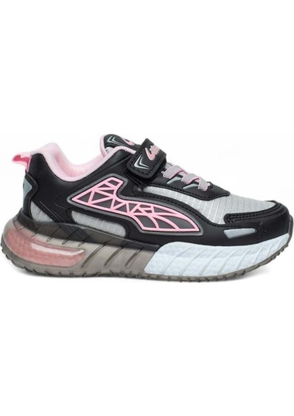 Soğuğa Dayanıklı Su Itici Ortopedik 4 Mevsim Çocuk Spor - Pembe-Gri - 34