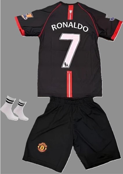 Cristiano Ronaldo 2008 Sezonu Moskova Finali Manchester/united Çocuk Forması 4'lü SET675647563