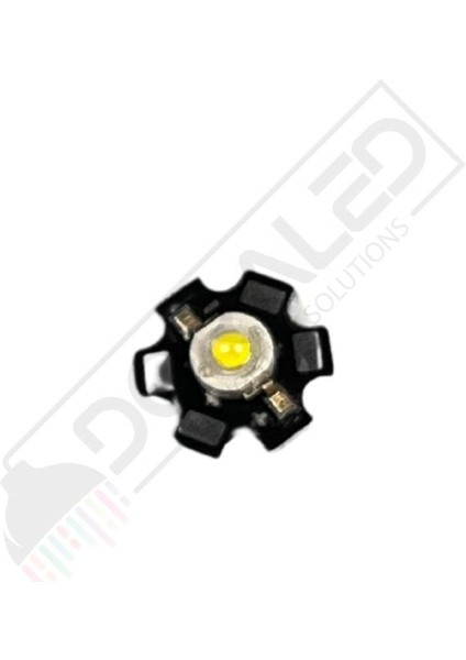 1W Beyaz 3000K Pcb Li Power LED 20MM 350MA 3,2 Volt(3 Adet) indirimleri