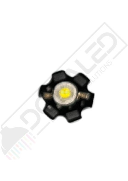 1W Beyaz 3000K Pcb Li Power LED 20MM 350MA 3,2 Volt(3 Adet)