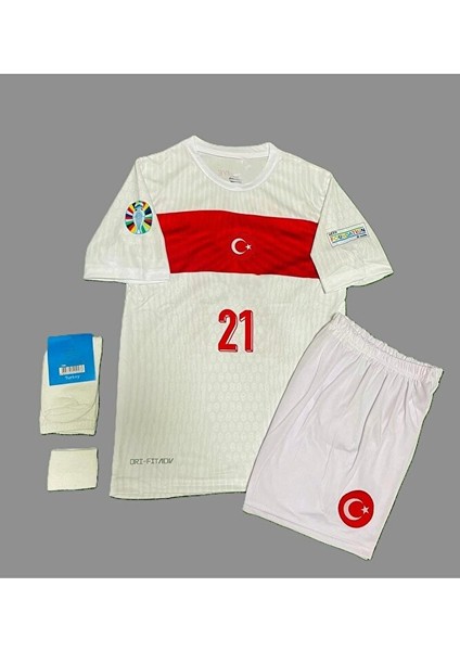 Barış Alper Türkiye Milli Takımı Euro 2024 Iç Saha Taraftar Çocuk Forması 4'lü Set fiyatları