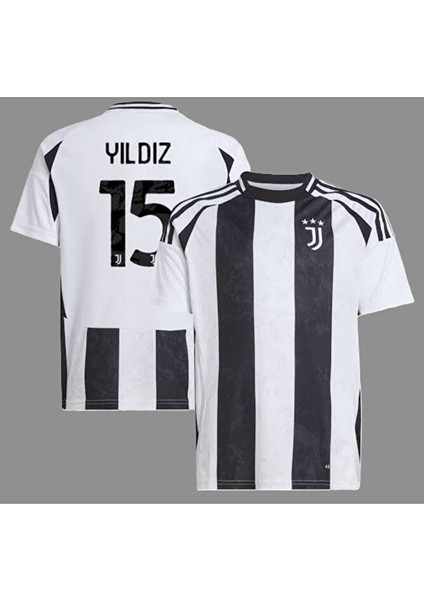 Kenan Yıldız 15 Numara 2024-25 Yeni Sezonu Juventus Yetişkin Iç Saha Forması