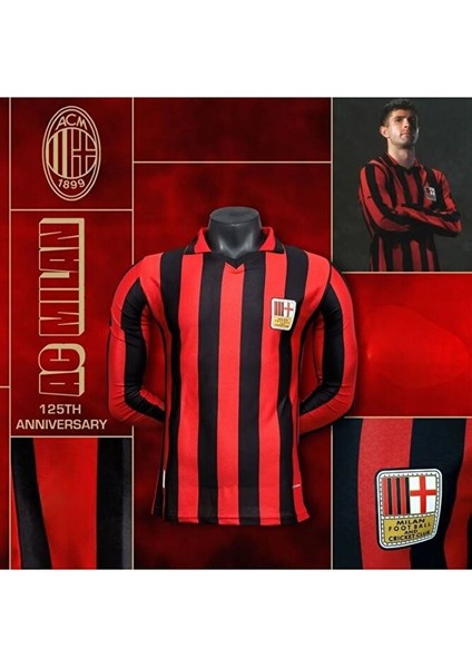 Milan 125.YILI Özel Tasarımlı Uzun Kollu Yetişkin Forması