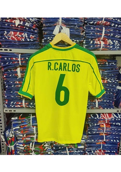 Brezilya Milli Takımı 98 Dünya Kupası Roberto Carlos Nostalji Forması fiyatları