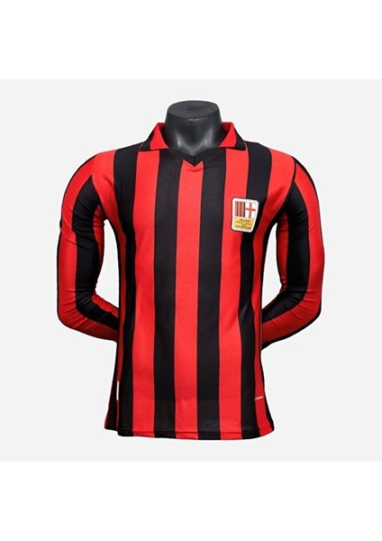 Ac Milan 125.YIL Özel Tasarımlı Nostalji Isimsiz Uzun Kollu Yetişkin Forması fiyatları