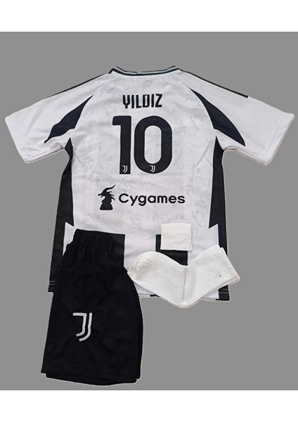Kenan Yıldız 10 Numara 2024-25 Sezonu Iç Saha Çocuk Forması 4'lü Set