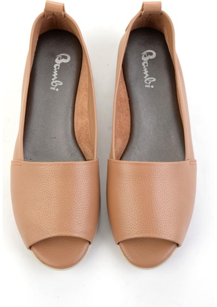 Mat Taba Hakiki Deri Kadın Espadril K01582664003 fırsatları