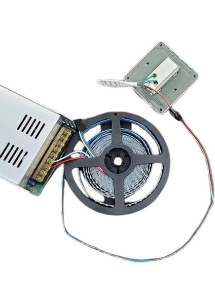 5-24V Mini Tek Renk Yürüyen Pixel Şerit LED Kontrol Devresi WS2811 Su Akan Anahtarlı Kontrol Devre