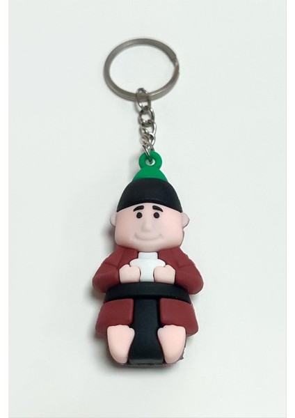 Techmrt Ateri Silikon Anahtarlık-Siyah