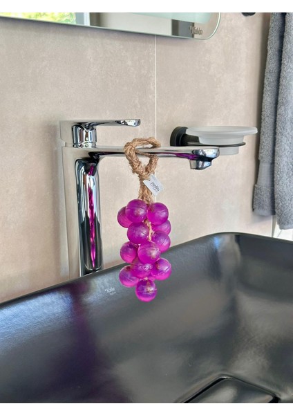 Üzüm Salkım Sabun, Mor Renk, Lavanta Kokulu, El Yapımı Doğal Sabun | Medita Craft