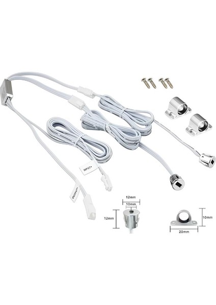 12-24V Çift Kapı Sensörü Ir Kapı Sensörü Dolap Sensörü Mobilya Sensörü Hareket Sensörü