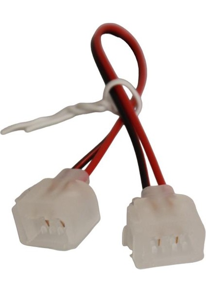 6X12MM Çift Yönlü Iğneli Neon Soketi Konnektör Kablo 12 Volt Besleme Fişi Fiş Aparatı (5 Adet)