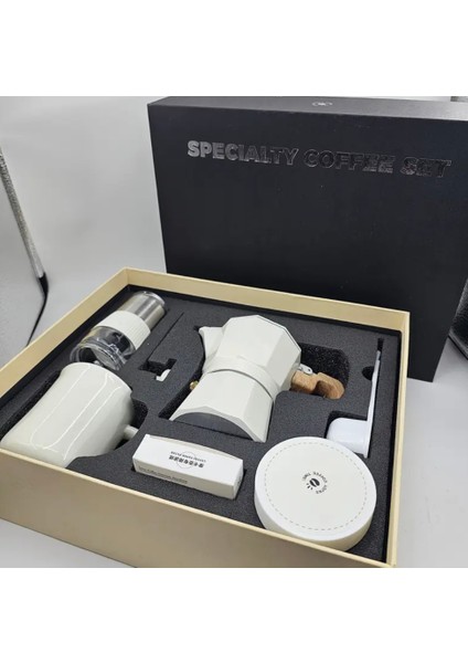 Moka Pot Kahve Hazırlık Seti