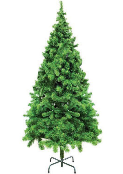 180 cm Yerli Üretim Çam Ağacı 355 Dal Metal Ayak