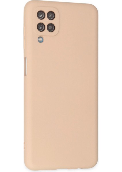 Samsung Galaxy A12 Kılıf Nano içi Kadife Silikon - Pudra indirimleri