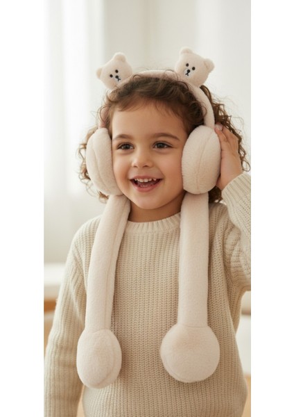 Peluş Figürlü Oynar Kulaklı Sesli Kulaklık