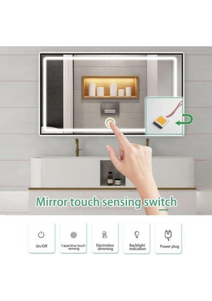 12-24V 5A Dokunmatik (Touch) Ayna Arkası Sensör Ayna Lambası Banyo Aynası Mobilya Sensörü