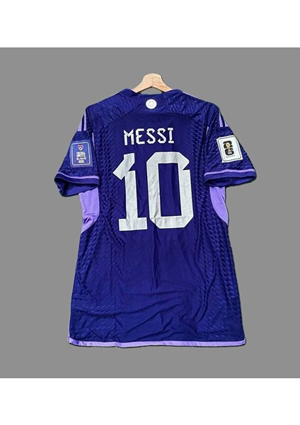 Arjantin 2022 Dünya Kupası Lionel Messi Deplasman FORMASI7455892543
