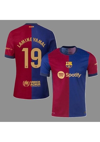 Barcelona 2024/25 Yeni Sezon Lamine Yamal Iç Saha Yetişkin Forması fiyatları